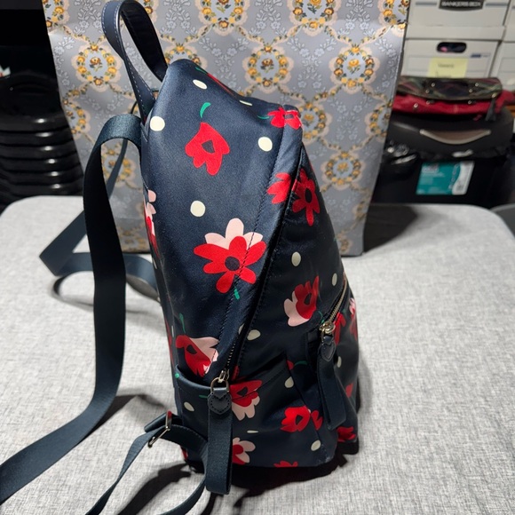 Kate Spade Whimsy Floral Nylon Chelsea Backpack - Picture 4 of 8